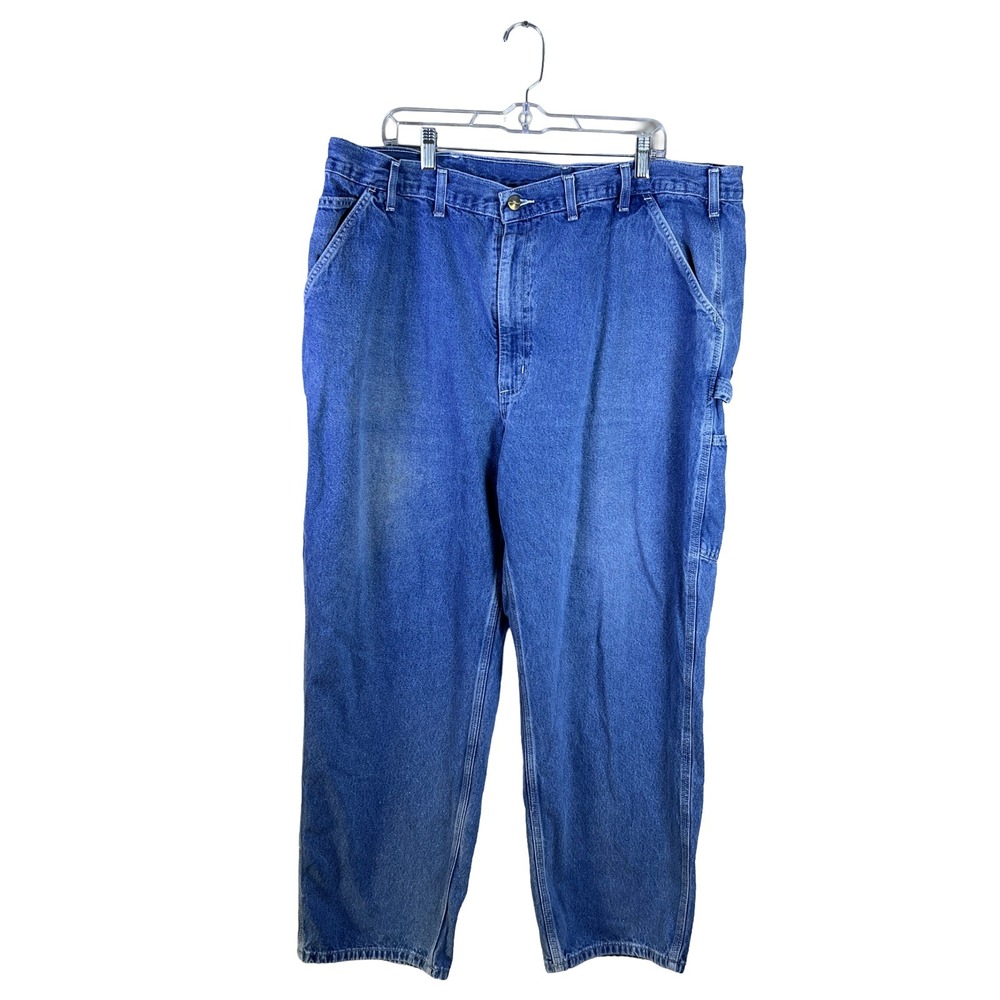 Carhartt B13-DST‎ Loose Fit Carpenter Jeans Mens 44x30 Dark Stone Blue Denim